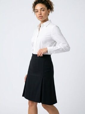 Balenciaga Dark Blue Knee-Length Skirt US 6 NWOT